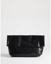 TOPSHOP - George Weave Oversized Clutch Bag - Lyst