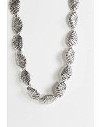 TOPSHOP - Naleigh Swirl Necklace - Lyst