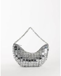 TOPSHOP - Stellan Sequin Medium Scoop Shoulder Bag - Lyst