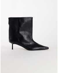 TOPSHOP - Kai Super Wide Heeled Ankle Boot - Lyst