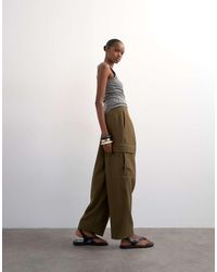 TOPSHOP - Tailored Cargo Trouser - Lyst