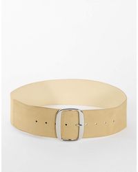 TOPSHOP - Brittany Suedette Wide Belt - Lyst