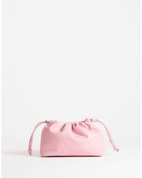 TOPSHOP - Celia Medium Ruched Clutch Bag - Lyst