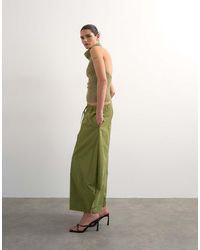 TOPSHOP - Techy Oversized Ovoid Mid Length Trouser - Lyst