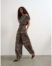 TOPSHOP - Co Ord Pleated Trouser - Lyst
