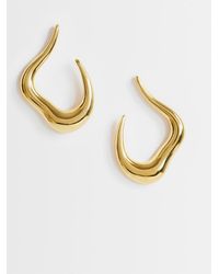TOPSHOP - Drew Waterproof Asymmetric Hoop Earring - Lyst