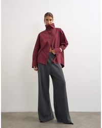 TOPSHOP - Supersoft Pleated Wide Leg joggers - Lyst