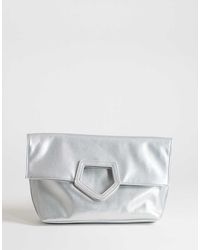 TOPSHOP - Gregry Oversized Folded Clutch Bag - Lyst