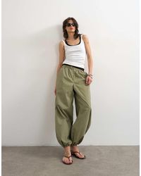 TOPSHOP - Balloon Ripstop Cargo Trouser - Lyst
