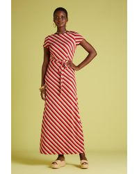King Louie 70s Sally Daze Maxi Dress - Rood