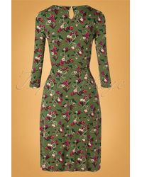 King Louie 60s Cecil Kansas Dress - Groen