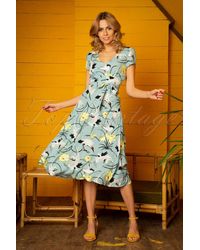 King Louie 70s Shiloh Del Rey Dress - Meerkleurig