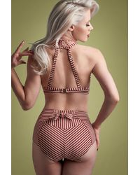 Marlies Dekkers 50s Holi Vintage High Waist Bikini Briefs - Meerkleurig