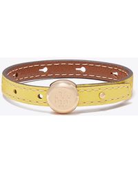 Tory Burch - Icon Leather Bracelet - Lyst