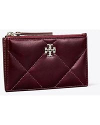 Tory Burch - Kira Leather Card Case - Lyst