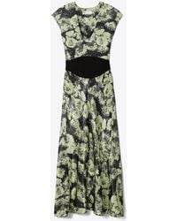 Tory Burch - Printed Midi Dress - Lyst