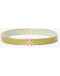 Tory Burch - Medium Icon Guilloché Enamel Bracelet - Lyst