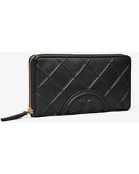 Tory Burch - Fleming Soft Zip Continental Wallet - Lyst