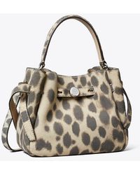 Tory Burch - Mini Romy Suede Bucket Bag - Lyst