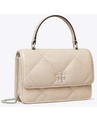 Tory Burch - Mini Kira Diamond Quilt Top-Handle Crossbody - Lyst