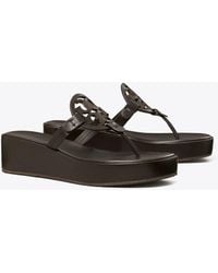 Tory Burch - Miller Wedge Sandal - Lyst