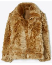 Tory Burch - Shearling Jacket - Lyst