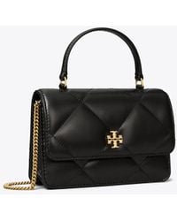 Tory Burch - Mini Kira Diamond Quilt Top-Handle Crossbody - Lyst