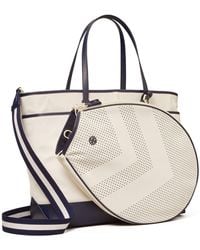 Tory Sport Convertible Tennis Tote - White