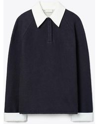 Tory Burch - Wool Rugby Polo - Lyst
