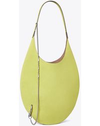 Tory Burch - Pierced Soft Suede Bag - Lyst