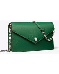 Tory Burch - Pebble Envelope Chain Wallet, One Size - Lyst