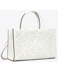Tory Burch - Mini Ella Bio Perforated Tote - Lyst