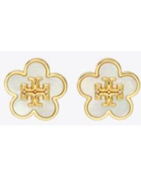Tory Burch - Forget Me Not Stud Earrings, One Size - Lyst