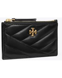 Tory Burch - 'Kira' schwarzer Lear -Kartenhalter - Lyst