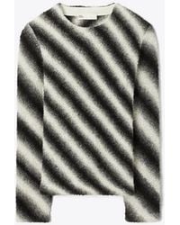 Tory Burch - Striped Wool Sweater - Lyst