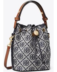 Tory Burch - T Monogram Mini Bucket Bag, One Size - Lyst