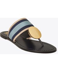 tory burch multi disc sandals