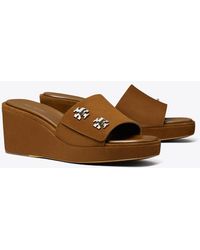 Tory Burch - Turnlock Wedge Sandal - Lyst