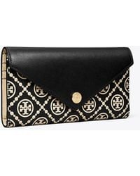 Tory Burch - Portemonnaie mit T-Monogramm - Lyst