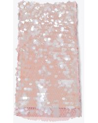 Tory Burch - Sequin Mesh Skirt - Lyst