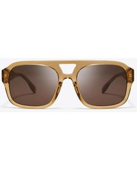 Tory Burch - Miller Navigator Sunglasses, One Size - Lyst