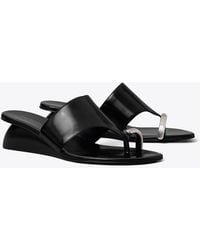 Tory Burch - Pierced Wedge Sandal - Lyst