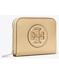 Tory Burch - Ella Bio Patent Small Zip Wallet - Lyst