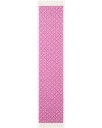 Tory Burch - T Monogram Oblong Scarf, One Size - Lyst