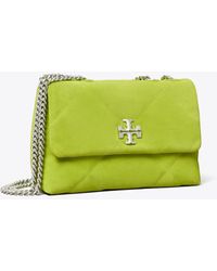 Tory Burch - Small Kira Diamond Quilt Suede Shoulder Bag - Lyst