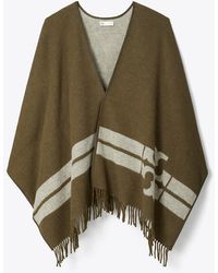 Tory Burch - Damen Gestreiftes Cape - Lyst