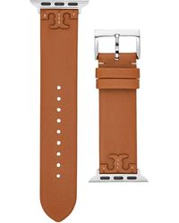 Tory Burch Apple Watch Leather Band 38/40mm - Brown