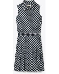 Tory Burch - Printed Pleated Golf Dress - Lyst