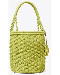 Tory Burch - Ella Hand-Crocheted Popcorn Bucket Bag - Lyst