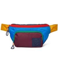 Tory Sport Synthetic Ripstop Nylon Color-block Duffle Bag in Navy 